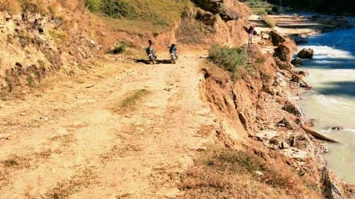 त्रिवेणी–ताम्ती सडकको ट्रयाक खोल्ने काम सकियो