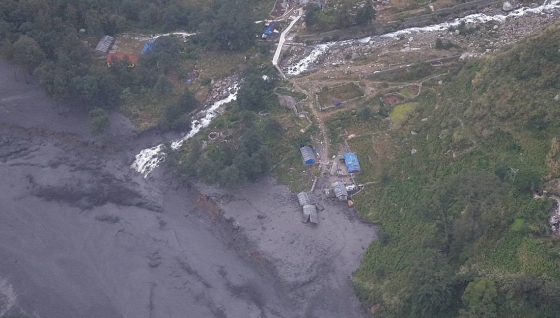 बूढीगण्डकी बाढीले चार जलविद्युत् आयोजनामा क्षति, निर्माण उपकरण पनि बगायो