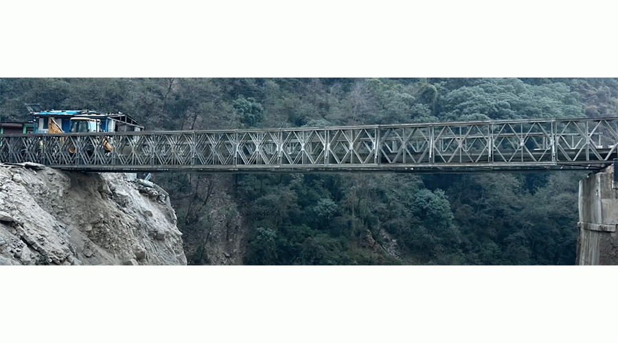 मन्त्रालयबाट स्टिल बेलिब्रिज उपलब्ध नभएपछि सडक विभागले रद्द गर्यो पुल जडानको बोलपत्र