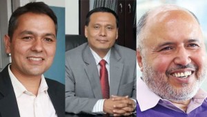 मन्त्रीहरु ओमप्रकाश, रामेश्वर र कुलमानद्वारा भग्नावशेष बनेको सङ्घीय संसद् भवनको अनुगमन