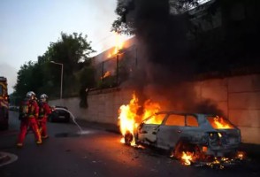 फ्रान्समा युवकको हत्यापछि दंगा, ४० गाडीमा आगजनी