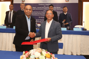 एमसिए–नेपालद्वारा दुई वटा सडक आयोजनाको सम्झौतामा हस्ताक्षर