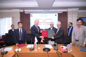 नेपाल र जापान सरकारबीच कोटेश्वर चोक सुधार आयोजनाका लागि ऋण सम्झौतामा हस्ताक्षर