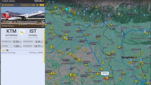 काठमाडौंबाट उडेको टर्किस एयर जहाजको इन्जिन फेल