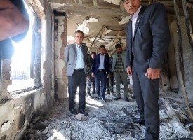 गृहमन्त्री अर्यालद्वारा पूर्वराष्ट्रपति भण्डारीको निवास अवलोकन