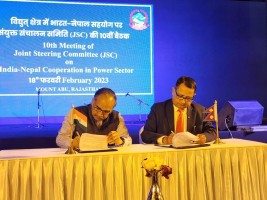 नेपाल–भारतबीच अन्तरदेशीय विद्युत् व्यापारका लागि उच्च क्षमताका प्रसारण लाइन बनाइने