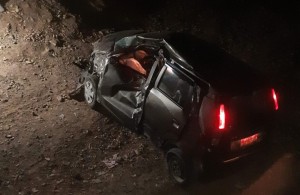 मदिराले मातेका केसीले पुलबाट खसाले कार