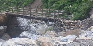 करिडोरमा खोला तर्न फड्के पुल निर्माण