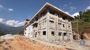 हेलम्बुमा अस्पताल भवनको निर्माण कार्य ८० प्रतिशत पूरा