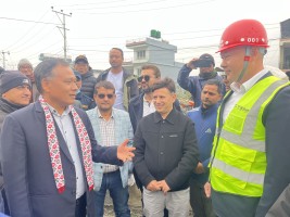 मुग्लिन-पोखरा सडक शीघ्र सम्पन्न गर्न मन्त्री घिसिङको निर्देशन