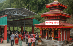 थानीमाई मन्दिरमा नयाँ भवन र ट्रस निर्माण