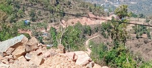 सेलेघाट–रामेछाप–साँघुटार सडकको निर्माण कार्य कछुवा गतिमा