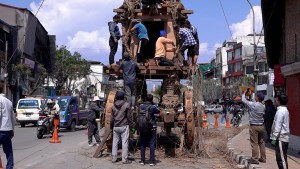 तीनधारामा रथ तयार, सुरु हुँदै ऐतिहासिक सेतो मच्छिन्द्रनाथ जात्रा