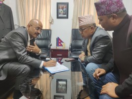 माथिल्लो कर्णाली जलविद्युत आयोजनाको प्रगतिबारे छलफल