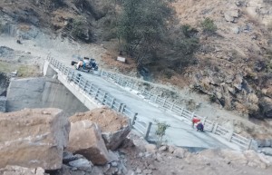 बाजुराको अनाई खोलामा निर्माणाधीन पक्की पुलको भौतिक प्रगति ९० प्रतिशत