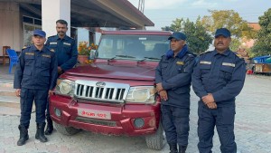 कनकाईमा उप–प्रमुखले चढ्ने गाडी प्रहरीलाई हस्तान्तरण