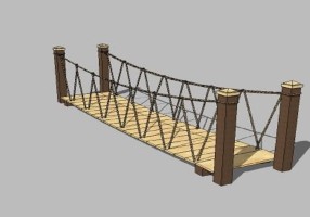 दुई पालिका जोड्ने ६७ मिटर लामो झोलुङ्गे पुल निर्माण
