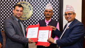 तुल्सीपुरको अमृतपुर सहलगानी खानेपानी आयोजना निर्माण गर्न ऋण सम्झौता