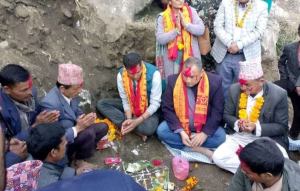 बिच्छ्या जोड्ने सडक मुख्यमन्त्री शाहद्वारा शिलान्यास