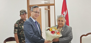 प्रधानमन्त्री कार्की र चिनियाँ राजदूतबीच भेटवार्ता, के के भयो कुराकानी ?