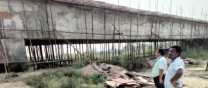 टिकुलिया पुल निर्माणको काम तिब्र, प्रमुख शाहद्धारा निरीक्षण