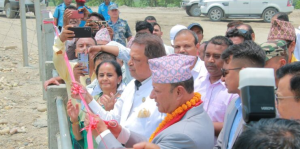 गण्डक पश्चिम नहर सिँचाइ आयोजनाको ‘सेटलिङ्ग बेसिन’को उद्घाटन 