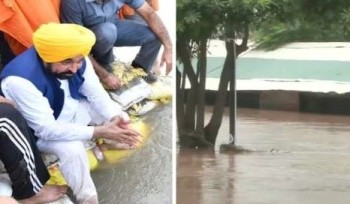 पञ्जाबका १४ जिल्ला बाढीको चपेटामा, २२ हजारभन्दा बढी मानिस घरबार छाड्न बाध्य