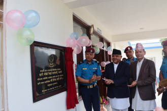 राक्सेमा प्रहरी चौकी स्थापना भएको तीन दशकपछि भवन निर्माण