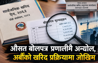 औसत बोलपत्र प्रणालीमै अन्योल, राज्य र इमानदार व्यवसायी दुवै प्रभावित