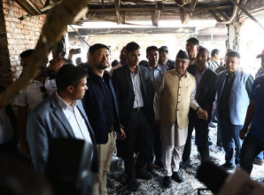 आफ्नो जलेको घर पुगेर ओलीले भने–जेनजीको नाममा ‘नेपालविरुद्ध भयावह षड्यन्त्र’ भयो