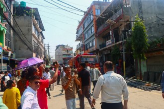 इटहरी आगलागी, ३५ लाख बढी क्षतिको अनुमान