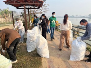 पर्यटकीय गन्तव्य बन्दै गएको नेपालगन्ज वाटरपार्कमा वृहत् सरसफाइ, १०४ किलोभन्दा बढी फोहोर संकलन