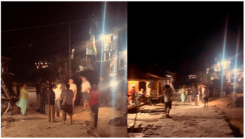 सुक्खा पहिरोका कारण मुगुको पुलु बजारका स्थानीय रातारात घर छाड्न बाध्य