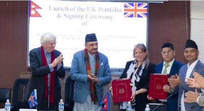 दुई परियोजनाका लागि बेलायतद्वारा नेपाललाई ११ अर्ब ७० करोड अनुदान