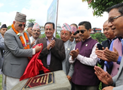 २५ करोड लागतमा गण्डकीको प्रदेशसभा भवन बन्दै, मुख्यमन्त्री पाण्डेले गरे शिलान्यास