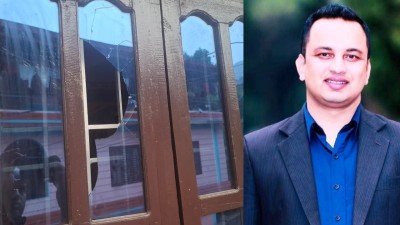 प्रेस चौतारीका अध्यक्ष पाण्डेको घरमा तोडफोड