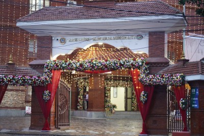 कागेश्वरी मनोहरा नगरपालिकाको नवनिर्मित प्रशासनिक भवन उद्घाटन