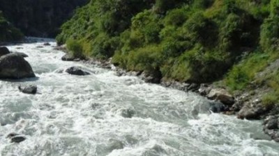 म्याग्दी नदी किनारमा साढे एक करोड लागतमा ग्याबियन पर्खाल निर्माण हुँदै