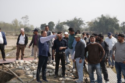 नवलपरासी १ मा विनोद चौधरीलाई चुनावी चटारो, बाँध विस्तारदेखि विद्युत् उत्पादन वृद्धिसम्मका योजना