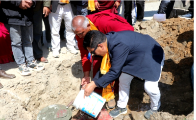 सगरमाथा पर्यटन सडक कालोपत्रका लागि शिलान्यास