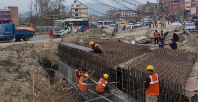 वर्षाका कारण भक्तपुरको सूर्यविनायक–जगाति सडक एकतर्फी मात्र सञ्चालन