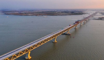 पद्मा नदीमा बंगलादेशकै लामो पुल निर्माण, प्रधानमन्त्री हसिनाद्धारा उद्घाटन
