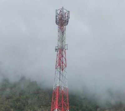 बगानमा नेपाल टेलिकमको टावर निर्माण, चल्न थाल्यो मोबाइल