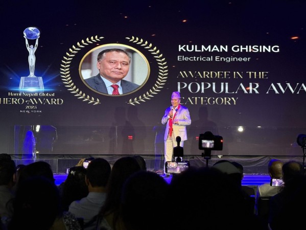 कुलमान घिसिङलाई ग्लोबल हिरो अवार्ड’