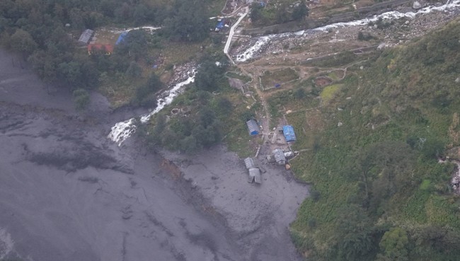 बूढीगण्डकी बाढीले चार जलविद्युत् आयोजनामा क्षति, निर्माण उपकरण पनि बगायो