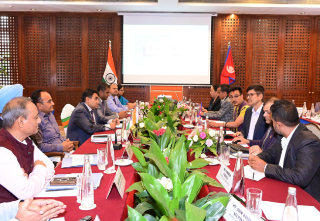 नेपाल–भारत सीमापार रेलवे परियोजनाबारे दुई देशका प्रतिनिधिहरुबीच छलफल
