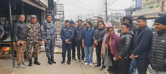 कान्ति लोकपथको स्थलगत अनुगमन, समयमै काम सक्न निर्देशन