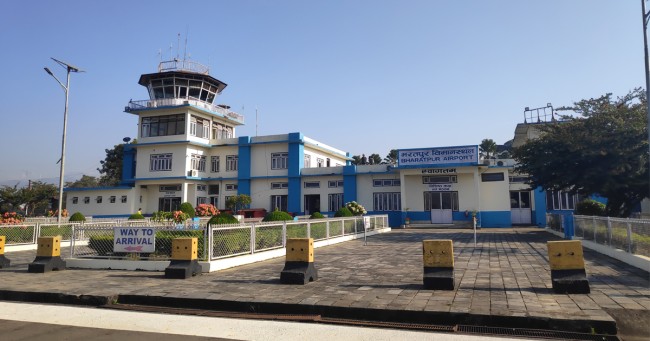 भरतपुर विमानस्थलमा इन्धन सेवा सुरु