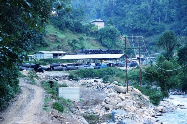 पहिरोले दरखोला दोस्रो लघुजलविद्युत् परियोजनामा क्षति