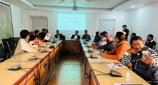 हेटौंडामा सडक विस्तार गर्न सबै राजनीतिक दल एकमत